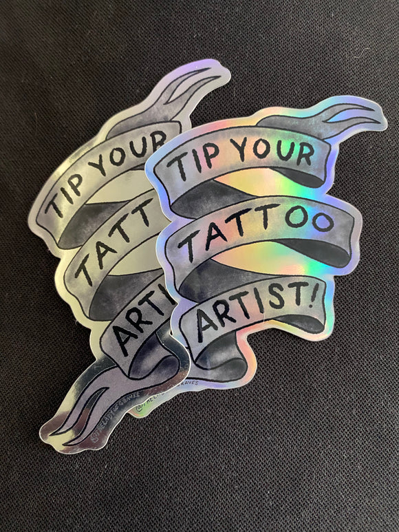 Tip your tattoo artist!