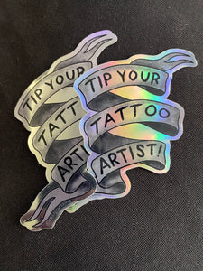 Tip your tattoo artist!